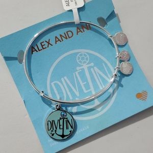 Alex and Ani Dive In ⚓ Words Are Powerful Bracelet